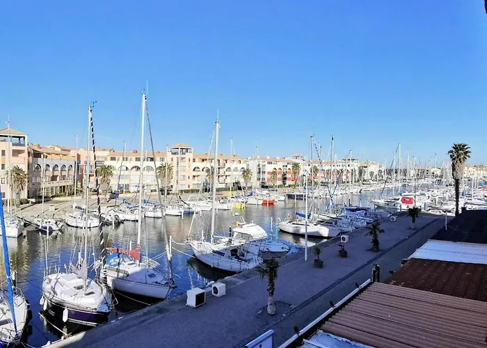 Le Trimaran - 4 Pieces - 6 Couchages - Port Mae-3124 Leucate